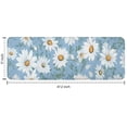 thumbnail image 7 of Lightblue Daisy Flower Green Leaves Pattern Kitchen Rug Mat,Kitchen Runner Rugs Non Skid Washable,Decorative Kitchen Floor Mats for Kitchen,Sink,Laundry,17"x47.2", 7 of 7