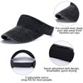 thumbnail image 2 of Sun Sports Visor-Golf Beach Visor Cap Protección UV Sombrero ajustable para mujerBlack-Wash esquí esquí Gafas de esquí, 2 of 5