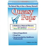 Three Lollies Queasy Pops Variety Pack for Nausea Relief, 7 Count