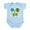 Sky Blue, variant on CafePress - Frog 1St Birthday Infant Bodysuit - Baby Light Bodysuit, Size Newborn - 24 Months