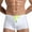 Mens Swim Trunks White, variant on Summer Mens Swim Trunks Quick-Drying Swimwear Boxers Briefs Boys Solid Drawstring Stretchy Beach Board Swimming Swimsuits Shorts