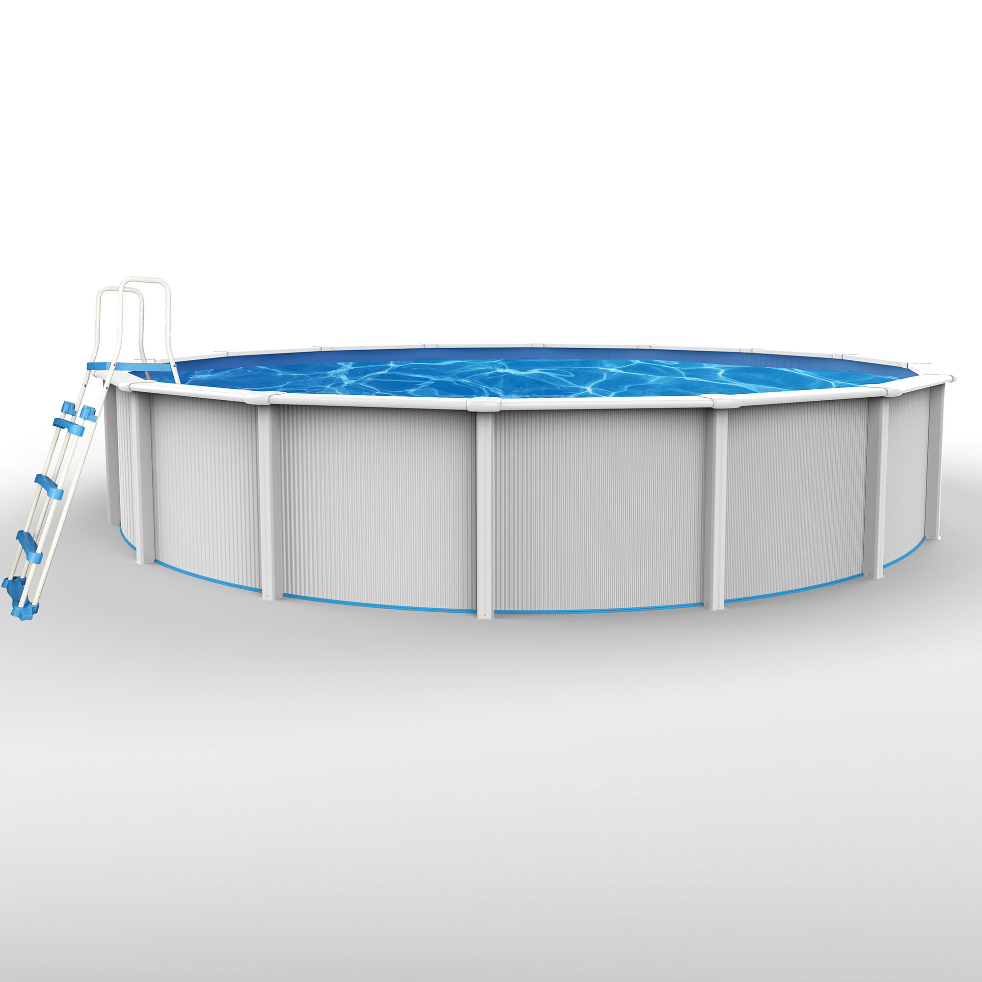 Minimalist Blue Wave Above Ground Swimming Pools for Small Space