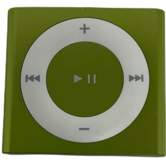Pre-Owned Apple iPod 4th Gen 2GB Lime Green Shuffle MP3 Player   1 Year CPS Warranty