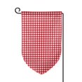 thumbnail image 5 of Sigee Red Checkboard Printed Flag12.5 * 18in Outdoor Yard Flags For Garden Decor, 5 of 9