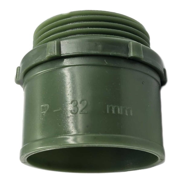 25 Pzs Conector C/ Rosca Conduit PVC Pesado Verde 1 1/4 Pulg Argos ...