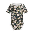 thumbnail image 2 of Balery Flowers Pattern Baby Climbing Clothes Infant Bodysuit Cute Infant Bodysuit Baby Romper-3 Months, 2 of 7