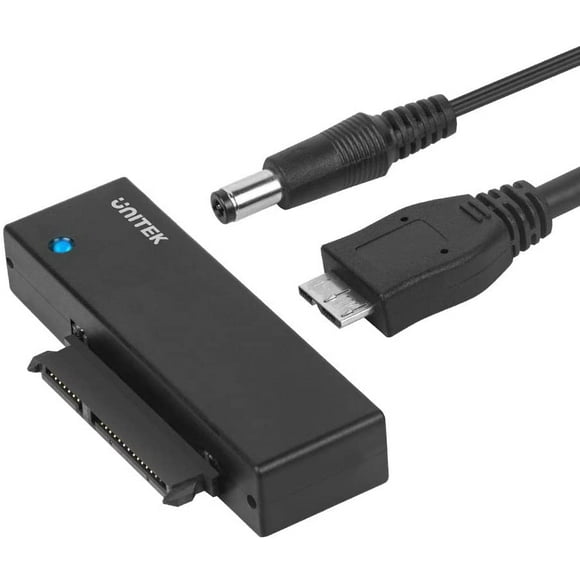 Unitek USB 3.0 à SATA III Câble Convertisseur Adaptateur de Disque Dur pour 2,5 3,5 Pouces Disque Dur Hdd / Ssd avec 12v / 2a