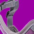 thumbnail image 5 of Arnés para mascotas con tira reflectante transpirable y correa de 1,5 m para perros pequeños y medianos, color morado S, 5 of 5