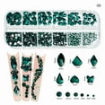 thumbnail image 2 of 12Gird Box Multi Size AB/Colorful Non-Hotfix Rhinestones Flatback Crystal Diamond Gems 3D Glitter Nail Art Luxurious Decorations, 2 of 90