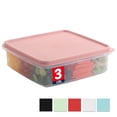 thumbnail image 2 of SIGNORAWARE 3 L Airtight Food Storage Container with Lid – Pink, 2 of 8