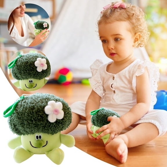 ABPWLY Toys Cute Cauliflower Plush Toy Vegetable Doll Soft Stuffed Animal Birthday Gift Pendant Keychain Decor Kids Toys