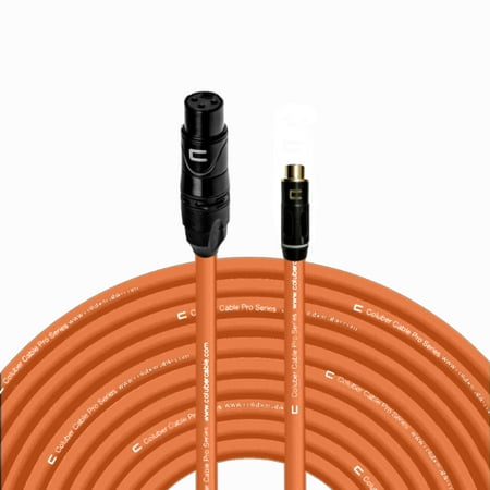 Coluber Cable Unbalanced XLR Female Cable to RCA Female Pro Audio Connector