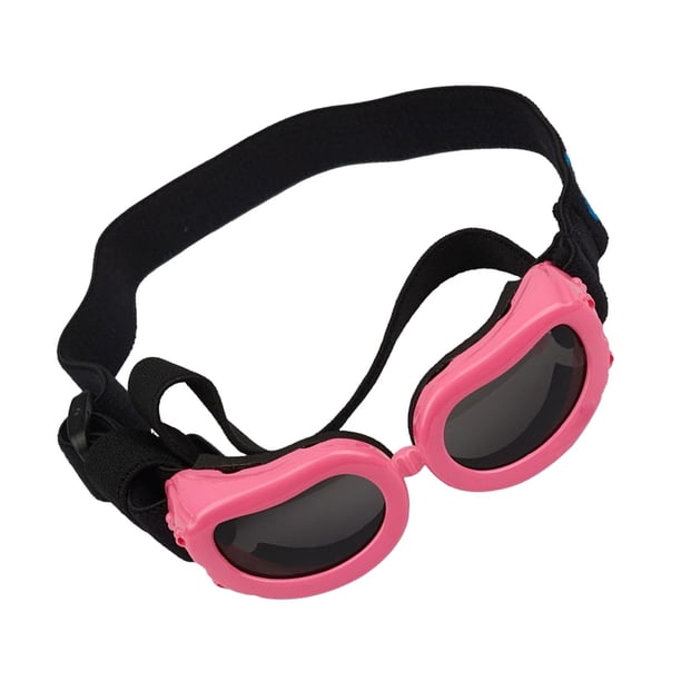 Gafas para perros Sunnimix protección contra polvo y nieve rosado
