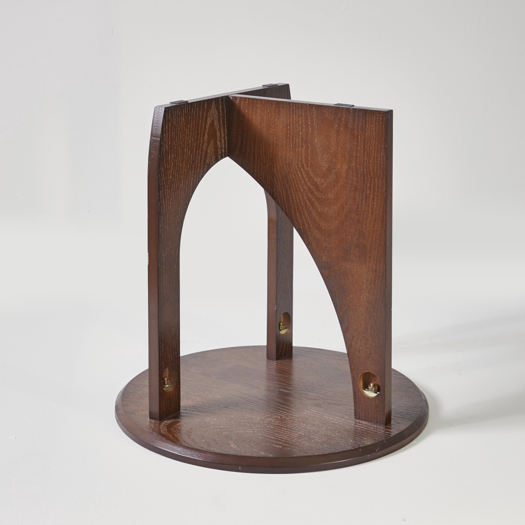Noble House 19.68" Round End Table, Rubberwood Accent Side Table for Living Room, Walnut