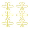 thumbnail image 3 of 100Pcs Mini Trombones Clips de Marque-Pages Polyvalents Portables Exquis pour la Forme de Papillon de Maison d'École de Bureau, 3 of 8