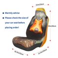 thumbnail image 2 of Picia Colorful Painted Duck Print Waterproof Sweating Car Seat Cover for Post Gym Workout, Running, Beach and Hiking, Universal Fit Anti-Slip Bucket Seat Protector, 2 of 5
