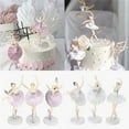 thumbnail image 2 of YongCo Charm Ballerinas Cake Decoration Set for Ballet Party Favor Supplies Ballet Girl Figure Cake Decoration, 2 of 10