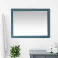 thumbnail image 3 of Altair 48" Rectangular Bathroom Wood Framed Wall Mirror in Royal Green, 3 of 9