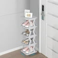 thumbnail image 6 of Taicans 5 Tier Narrow Shoe Rack for Small Spaces,Vertical Shoe Shelf Shoe Rack Organizer,Easy Assembly Space Saving Storage Shelf for Entryway Bedroom Closet Hall, 6 of 6