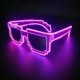 thumbnail image 2 of Gafas de sol LED para fiestas que brillan en la oscuridad, gafas de mosaico intermitentes UV400, regalo unisex, gafas luminosas LED, 2 of 6