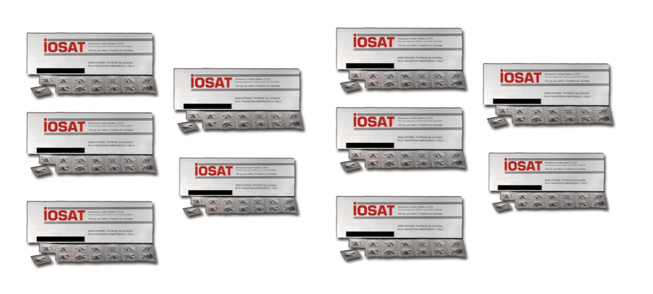 Potassium Iodide (IOSAT) (10 Units Included)