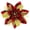 Brick Red, variant on 1Pcs Christmas Poinsettia Artificial Flowers and Glitter Berries Kit, 1 Styles 9 Colors to choose Christmas Tree Flowers Ornaments, 1Pcs Christmas Tree Picks for Wedding Holiday Decorations,Silver