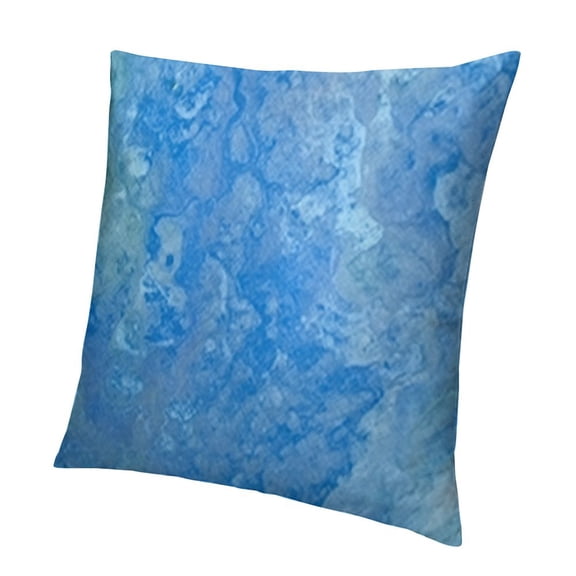 Abstract Pillow Covers Blue Teel and Green Double Sided Printed Pillow Cases Modern Art Painting Decorative Cushion Covers for Sofa Couch