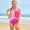 Pink, variant on Kids Girls Swimsuit One Piece Bathing Suit Color Block Quick Dry Beach Summer Swimsuit Girls Kids 4-5 Years Bathing Suits for Girls