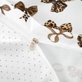 thumbnail image 4 of Erosebridal Brown Bow-Tie Duvet Cover Set for Princess Girls, Dreamy Ribbon Bedding Full, Reversible, 1 Duvet Cover and 2 Pillowcases (No Comforter), 4 of 5