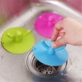 thumbnail image 6 of Waterproof Silicone Sink Plug Human Shape Sink Drain Stopper Hair Stopper Bathtub Drainage Stopper Flat Suction Cover, 6 of 7