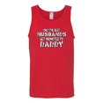 thumbnail image 2 of Wild Bobby, Only the Best Daddies Gets Promoted to Husband, Father's Day, Men Graphic Tank Top, Red, Large, 2 of 3