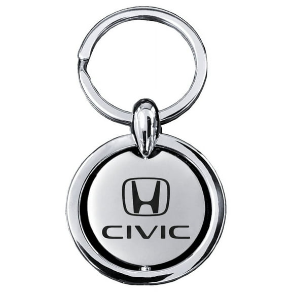 Honda Civic Revolver Key Chain (Silver)