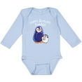 thumbnail image 3 of Inktastic Happy Birthday, Auntie- Cute Penguins Boys or Girls Long Sleeve Baby Bodysuit, 3 of 5