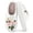 Rose Flower, variant on BERANMEY Cute Flower Print Slippers for Women Soft Plush Comfy Warm Slip-On Couple Womens Slippers Indoor Fluffy House Slippers for Womens Non-slip Fuzzy Flat Slides