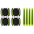 thumbnail image 1 of Juego de 8 pegatinas reflectantes para coche, pegatinas de advertencia, pegatinas reflectantes laterales para coche, protectores de manillar y películas para arañazos de pintura de manillar, 1 of 5