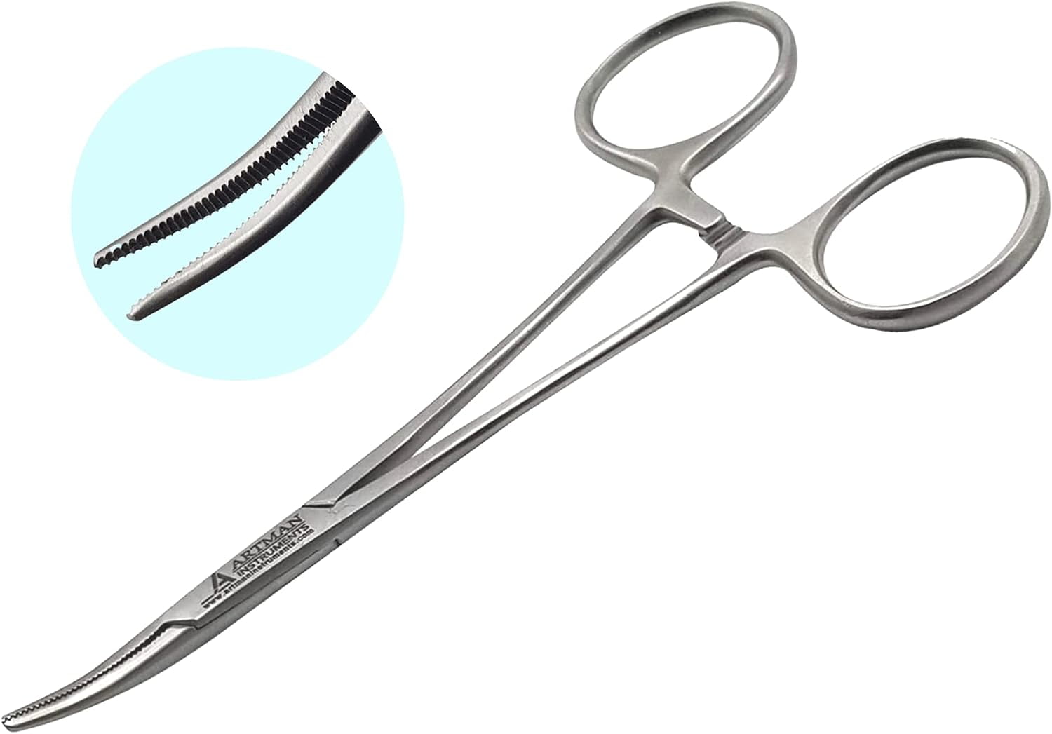Artery Forceps Curved 5 inches Silver by Artman Instruments Brand