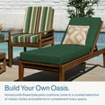thumbnail image 3 of Stripe Pine Green Essentials Dining Chair Cushion, 3 of 8