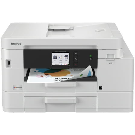 Brother INKvestment 4555 MFC-J4555DW Wireless Color Inkjet All-in-One Printer with 2.7” Color Touchscreen and 2 Paper Trays