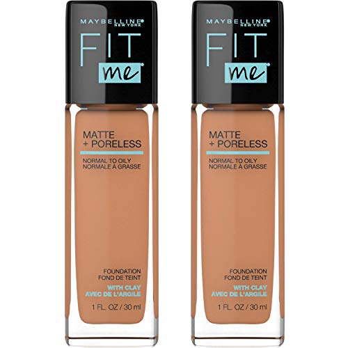 Maybelline Fit Me Matte + Poreless Liquid Foundation Makeup, Toffee, 2