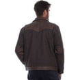 thumbnail image 2 of Scully Men's Vintage Herringbone Leather Trim Button-Front Jacket - 2005-164   US, 2 of 2