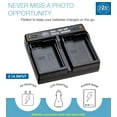thumbnail image 3 of BM 2 EN-EL15B Batteries and Dual Bay Battery Charger for Nikon Z6 Z7 D780 1 V1 D500 D600 D610 D750 D800 D810 D850 D7000 D7100 D7200 D7500 Cameras, 3 of 8