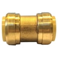 thumbnail image 2 of Libra Supply Lead Free 1-1/4 inch Push-Fit Coupling, Push to Connect, (Click in for more size options), 1-1/4'', 1-1/4-inch, Fits copper tubing, CTS, CPVC and PEX, 2 of 3