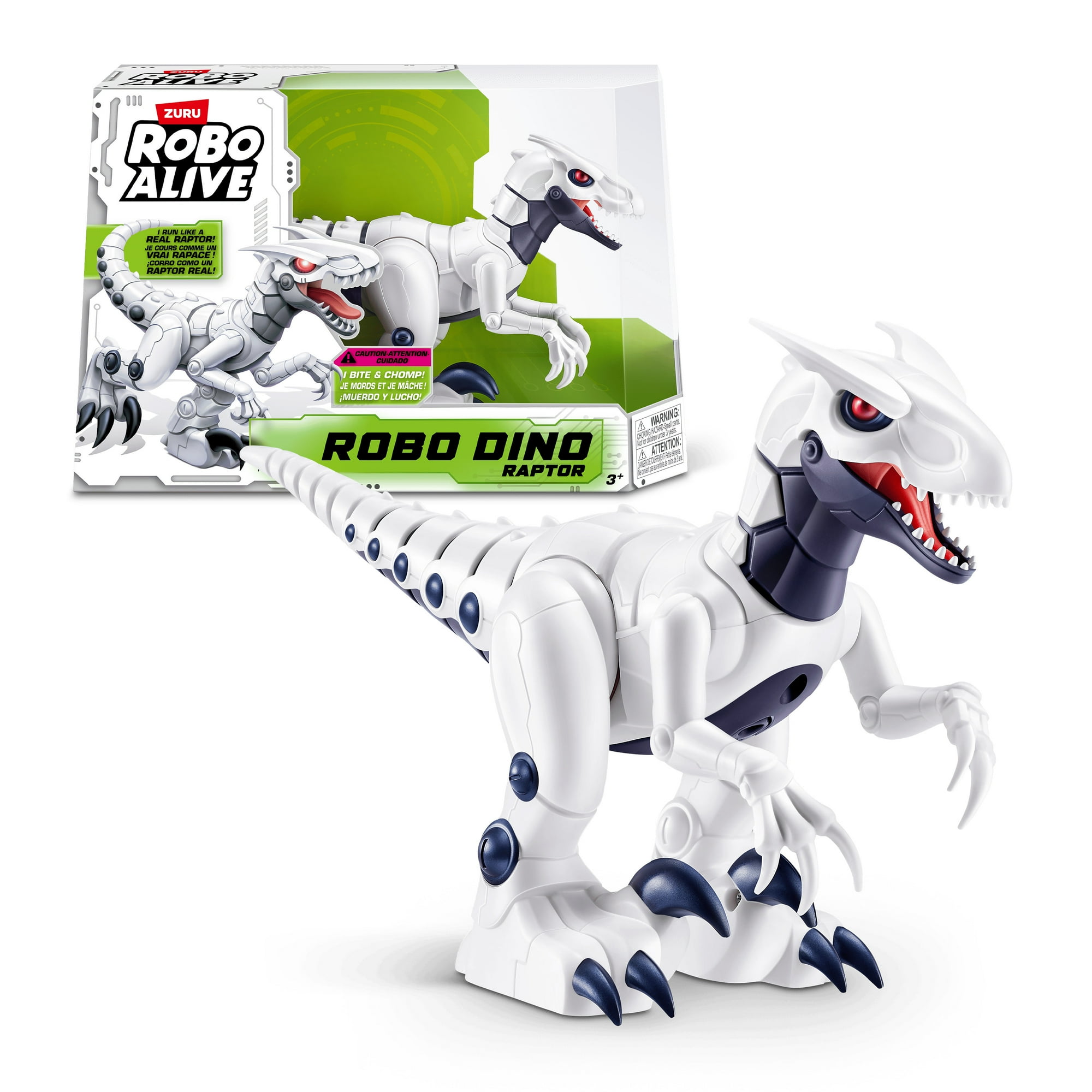 Robo Alive Robo Dino Raptor Robotic Toy by ZURU, Electronic