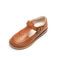 thumbnail image 2 of Zapatos DREAM PAIRS Bailarinas Mary Jane Marrón Talla 13, 2 of 7
