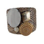 Ladies Large Sea Shell Bangle Cuff Inessa Bracelet Ladies Adult Female Women