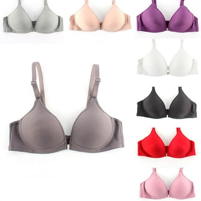Women‘s Smooth Foam Full Coverage Underwire Racerback Front Closure Bras