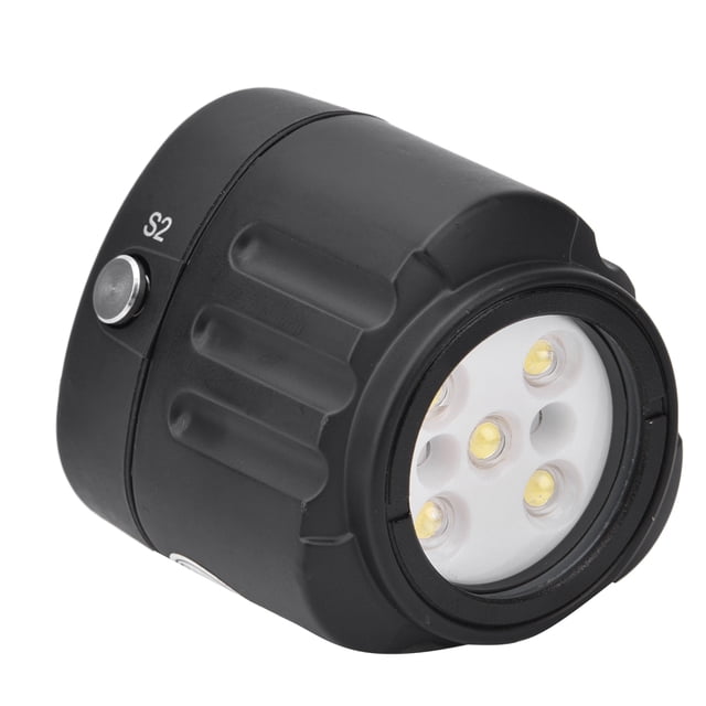 Luz de relleno para buceo de profundidad, SL-18, 40 m/130 pies, luz de relleno LED para buceo, luz de relleno LED de respuesta rápida