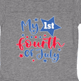 thumbnail image 3 of Inktastic My 1st 4th of July with Stars Boys or Girls Baby Bodysuit, 3 of 4