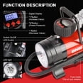 thumbnail image 2 of Bomba de aire, compresor de aire portátil, 12 V, 125 PSI, 2 of 8