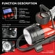 thumbnail image 2 of Bomba de aire, compresor de aire portátil, 12 V, 125 PSI, 2 of 8